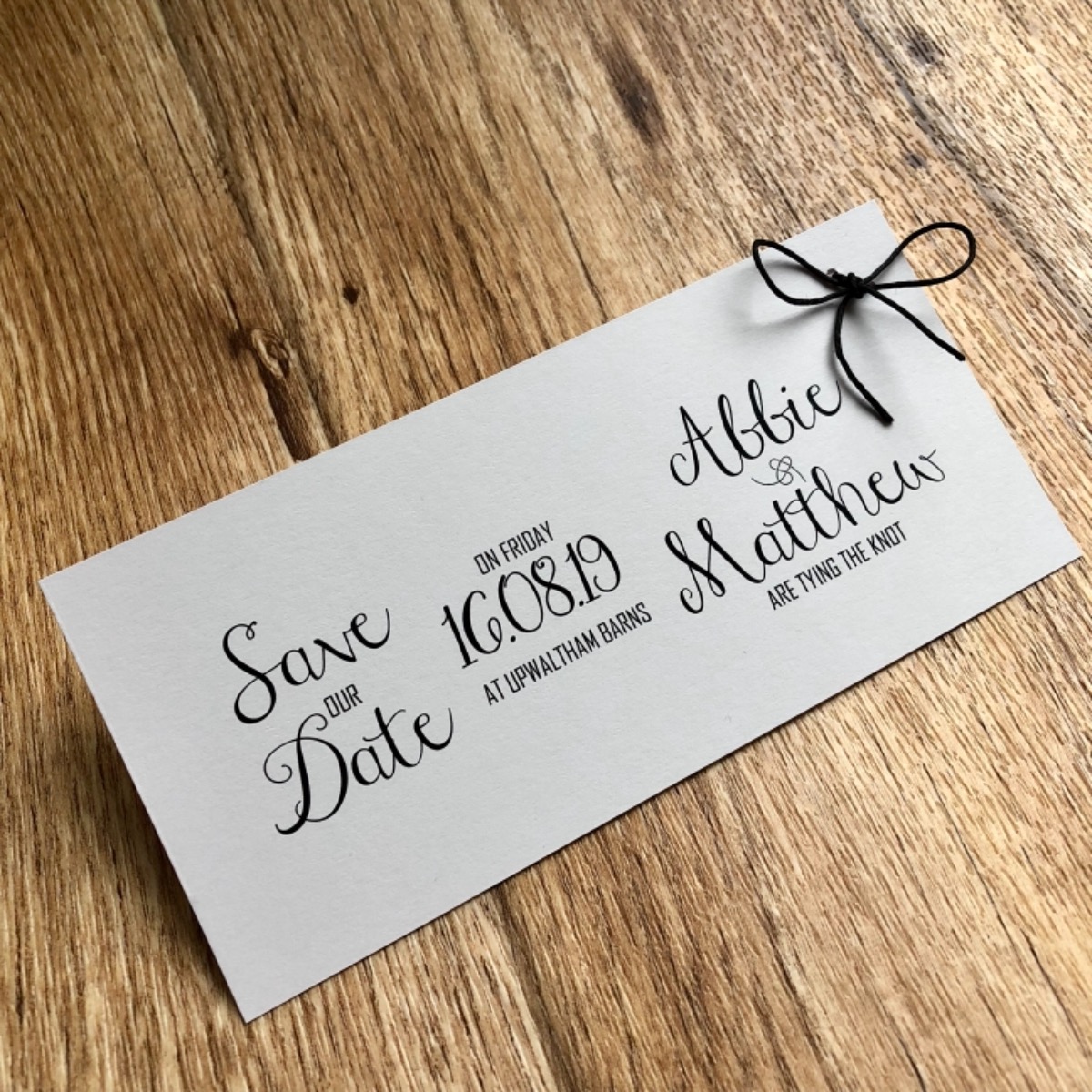 ‘Save the date’ Cards