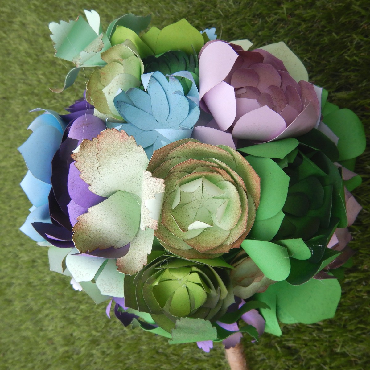 Paper Succulent Bouquet, Paper | Flower | Bouquet | Succulent